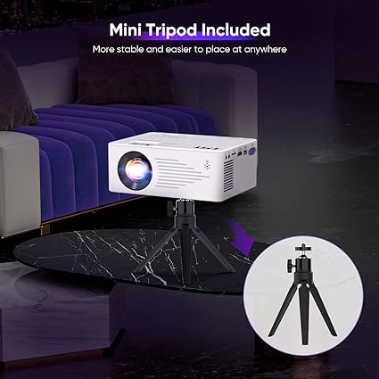 TMY Mini Portable Projector with 5G WiFi and Bluetooth, – Boldmarket